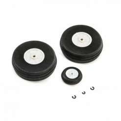 E Flite Wheel Set: Pitts 850mm