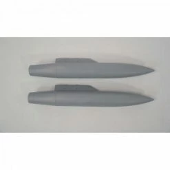 E Flite Dummy Wing Tanks - Gray: F-16 Falcon 80mm