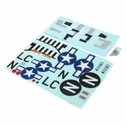 E Flite Decal Sheet: P-51D 1.2m