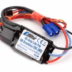 E Flite 40 Amp Lite Pro Switch-Mode BEC Brushless ESC (V2)