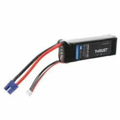 E Flite Thrust VSI LiPo With LED Indicator - 11.1V 3S 2400mAh 40C - EC3 Connector