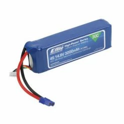 E Flite 3200Mah 4S 14.8v 30C LiPo With EC3 Connector