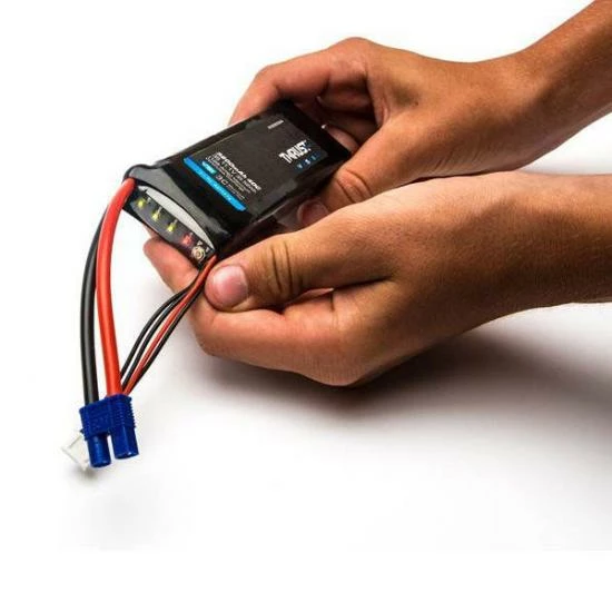 E Flite Thrust VSI LiPo With LED Indicator - 11.1V 3S 3200mAh 40C - EC3 Connector 2 E Flite Thrust VSI LiPo With LED Indicator - 11.1V 3S 3200mAh 40C - EC3 Connector - Image 2